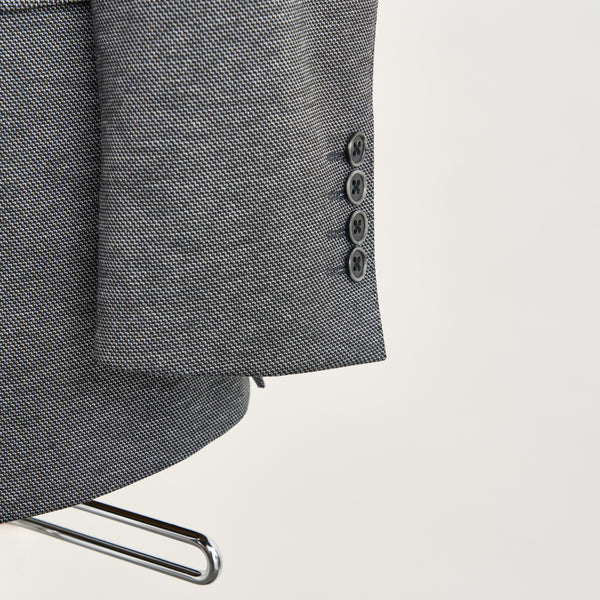 【ドーランドハウス】2Bジャージー素材セットアップジャケット（グレー）