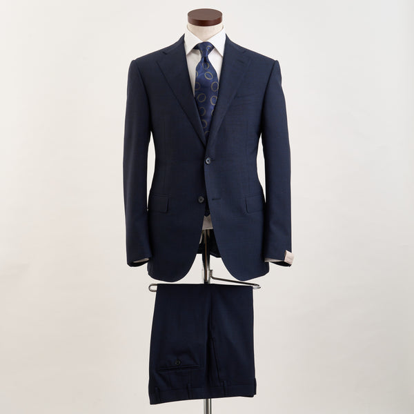 【コルネリアーニ】2Bスーツ（ネイビー）