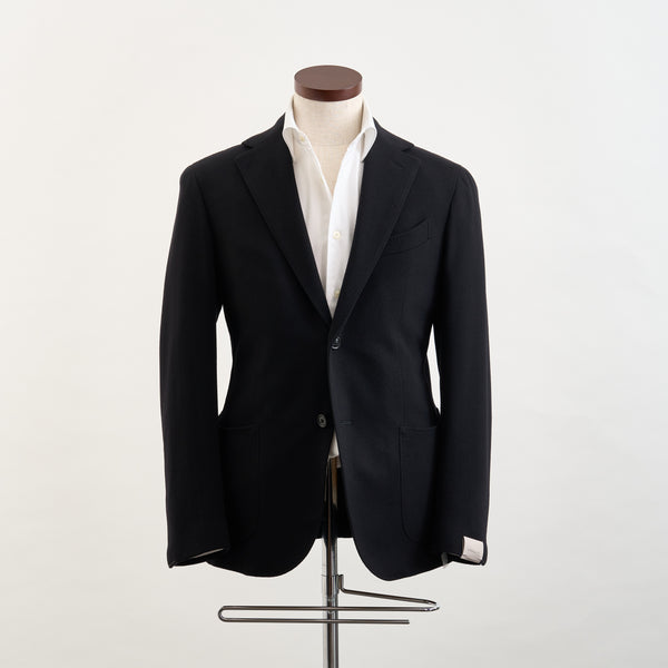 【コルネリアーニ】2Bウールジャケット（ブラック）