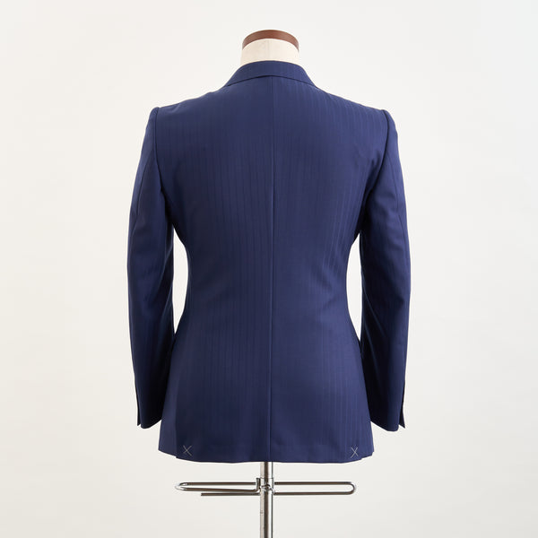 【ティモシーエベレスト】2Bスシャドウトライプ柄スーツ（ネイビー）