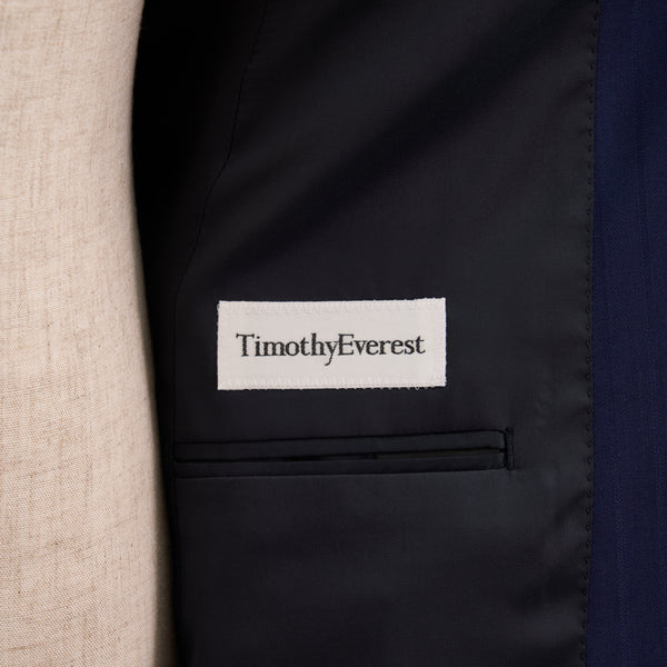【ティモシーエベレスト】2Bスシャドウトライプ柄スーツ（ネイビー）
