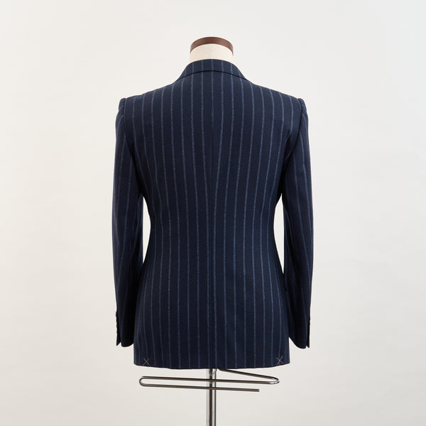 【ティモシーエベレスト】2Bストライプ柄スーツ（ネイビー）