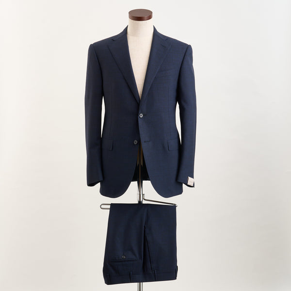 【コルネリアーニ】2Bスーツ（ネイビー）