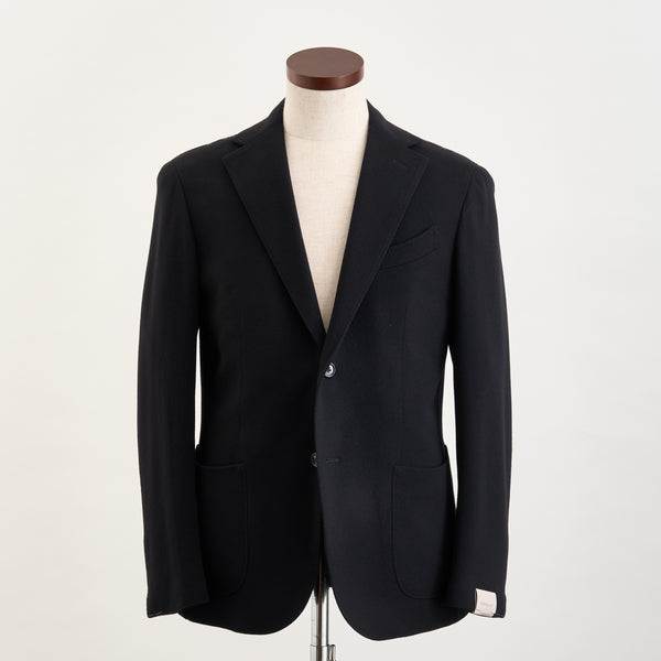 【コルネリアーニ】2Bウールジャケット（ブラック）
