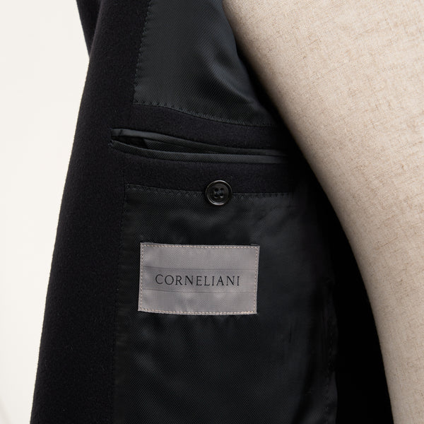 【コルネリアーニ】2Bウールジャケット（ブラック）
