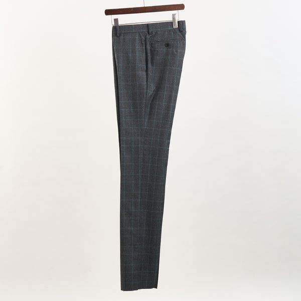 【ティモシーエベレスト】2Bチェック柄スーツ（グレー）