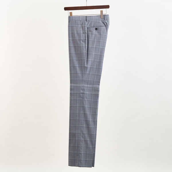 【ティモシーエベレスト】2Bチェック柄スーツ（グレー）