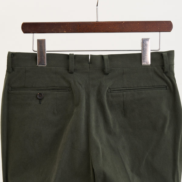 【ティモシーエベレスト】モールスキンセットアップパンツ（カーキ）