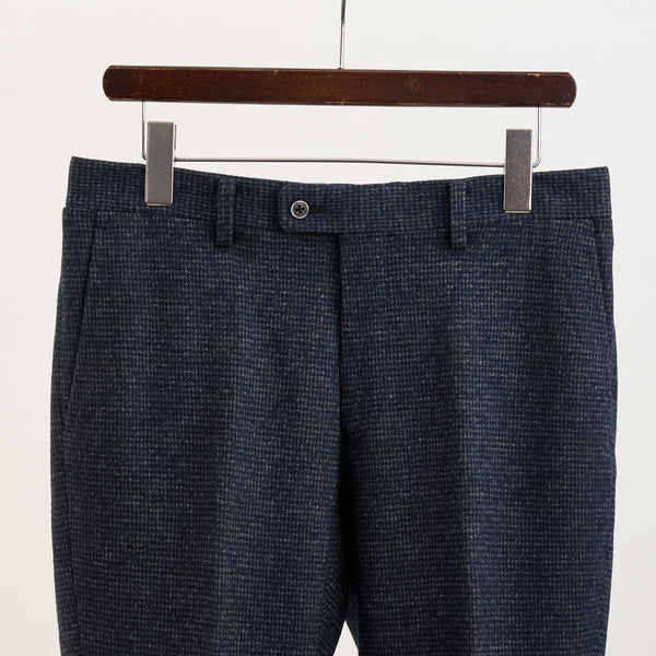 【ドーランドハウス】2B千鳥柄セットアップパンツ（ネイビー）