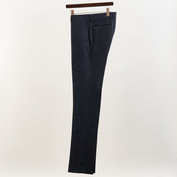 【ドーランドハウス】2B千鳥柄セットアップパンツ（ネイビー）