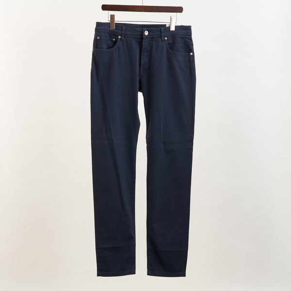 【コルネリアーニ】ガーメントダイパンツ（ネイビー）